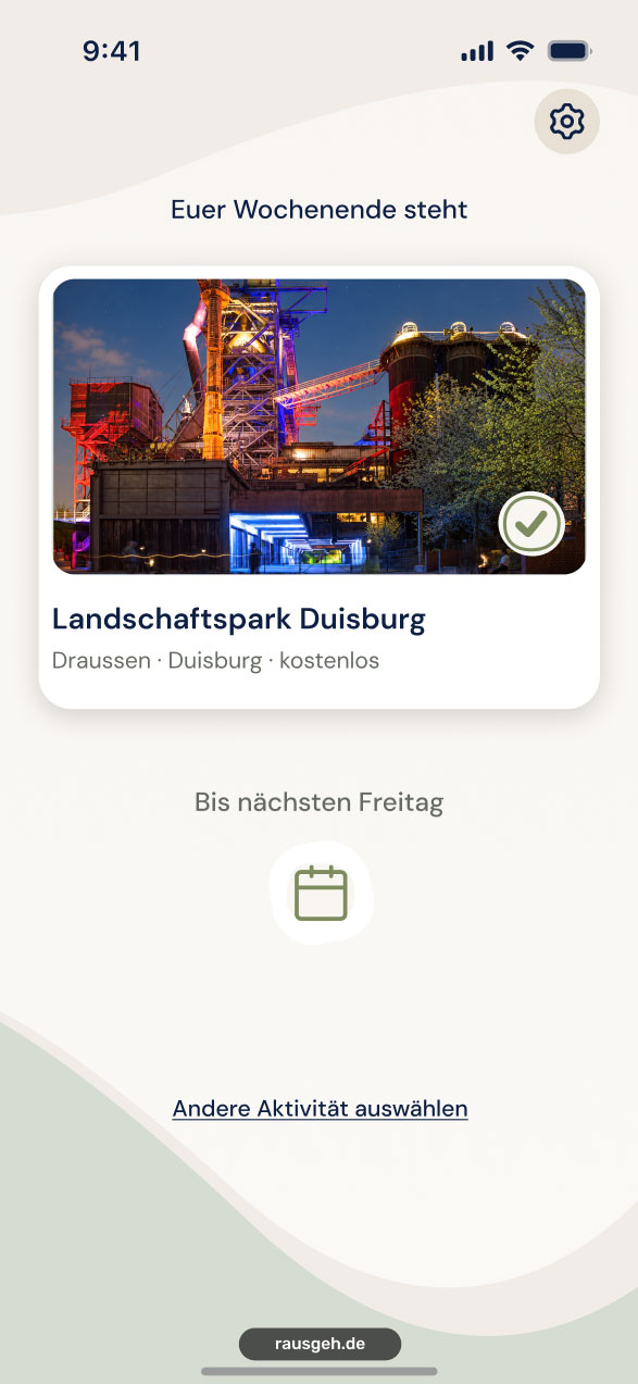 Bestätigung und Ruhe-State